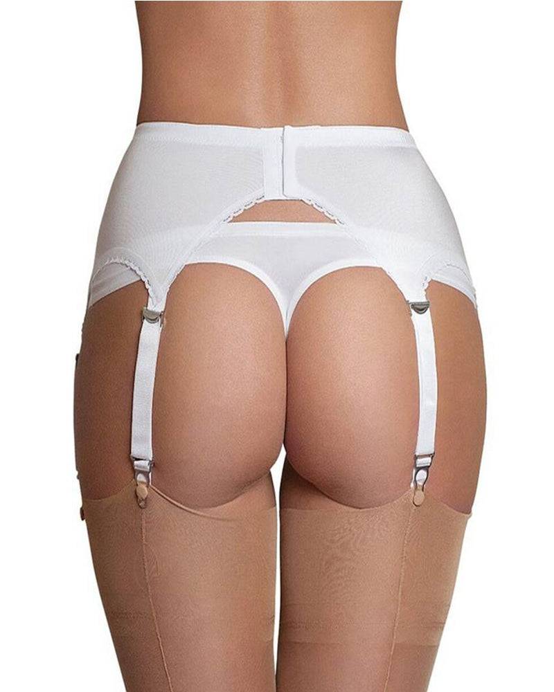 Lau Fashion Strumpfhalter Unterwäsche Strapsgürtel Dessous Hüfthalter Strapse Tanga S M L XL - P5182 Lagerräumung