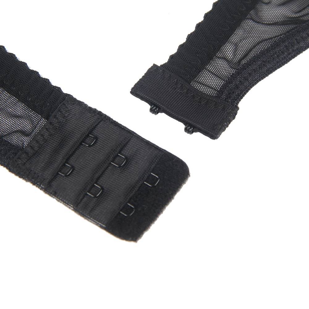 Lau Fashion Strumpfhalter Schwarz Strapsgürtel Unterwäsche Spitze Dessous Hüfthalter Strapse Slip S/XL Saisonale Angebote