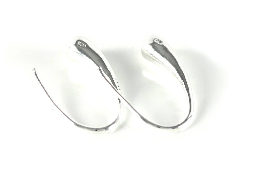 Lau Fashion Große Damen Hängende Tropfen Ohrringe Creolen Ohrstecker Silber Ø 6mm Sonderangebot der Fabrik