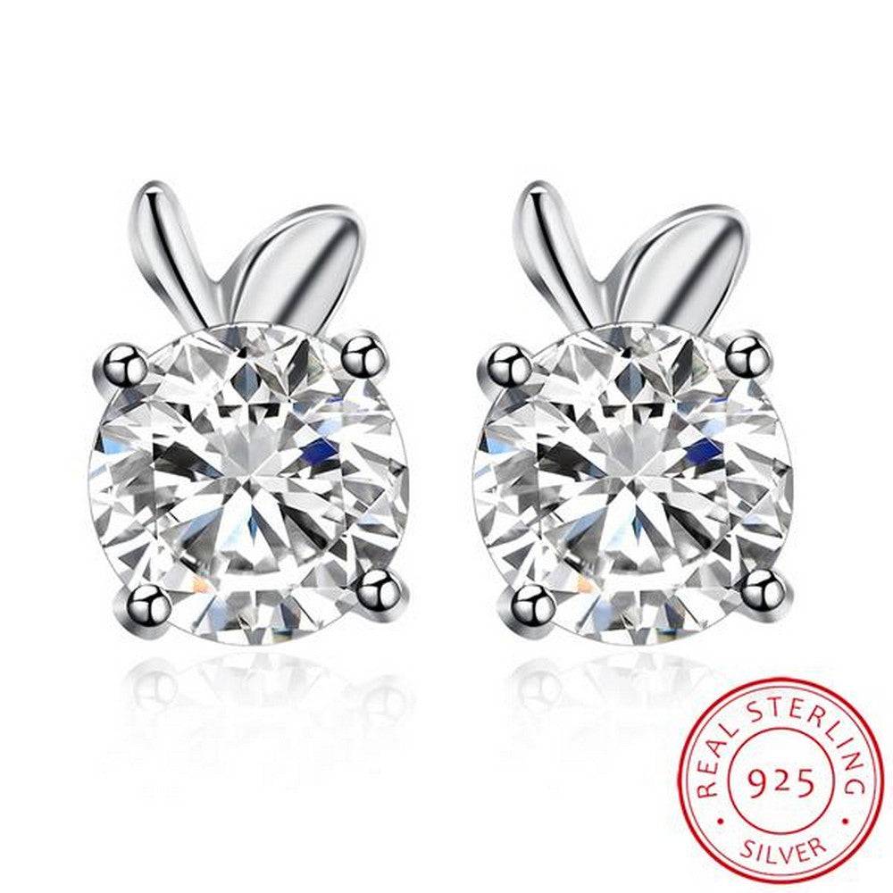 Lau Fashion 925 Sterling Silber Ohrstecker Apfel Appel Kinder Zirkonia Damen Ohrringe 5mm Online Shopping