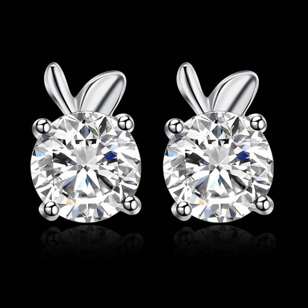 Lau Fashion 925 Sterling Silber Ohrstecker Apfel Appel Kinder Zirkonia Damen Ohrringe 5mm Online Shopping