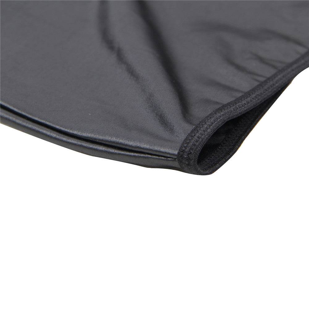 Lau Fashion Sexy Leder Shorts Herren Enge kurze Hose Popo Offen Unterwäsche Dessous L/XL - MP064-1 Exklusivangebot