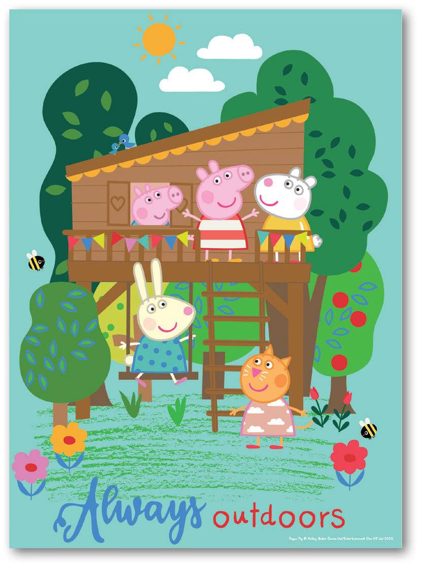 Lau Fashion Kinderpuzzle Peppa Wutz Pig Baumhaus 50 Teile für Kinder ab 3 Jahre Hotsell