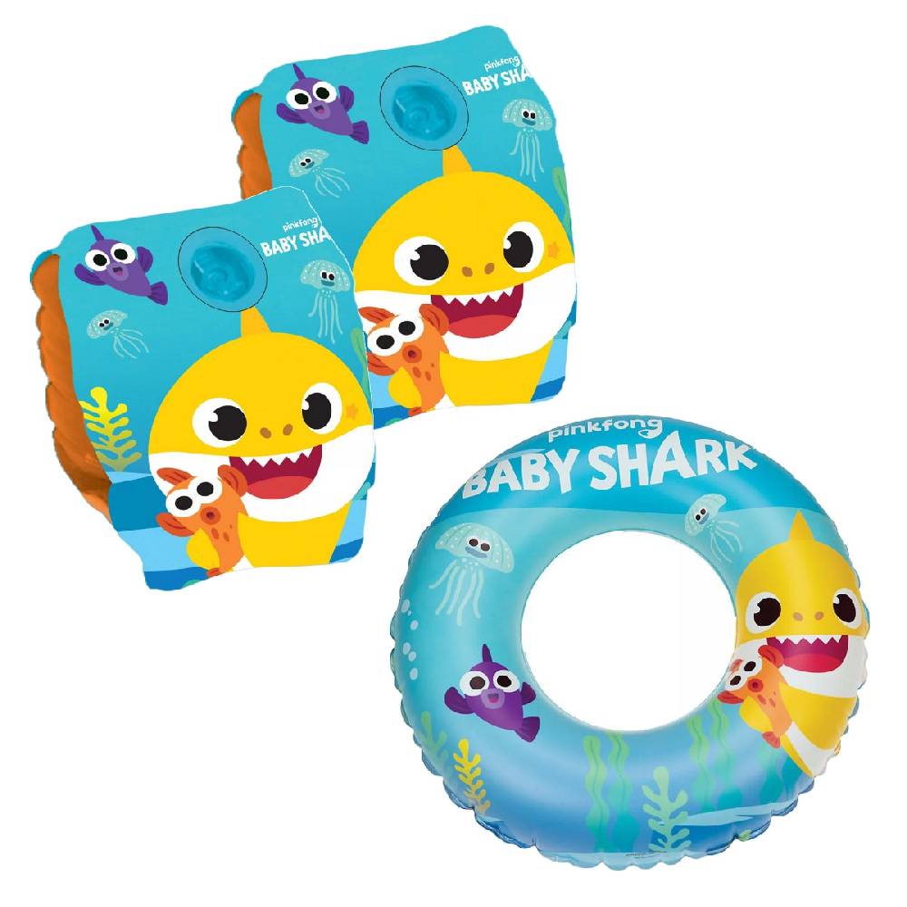 Lau Fashion Baby Shark Schwimmflügel Ring Schwimmbad Hilfe Schwimmen Klein Kinder 3-6 Jahre - GIM87071120 Große Rabatte