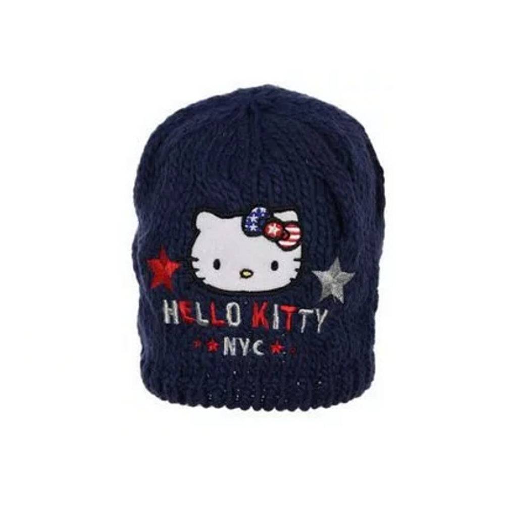 Lau Fashion Hello Kitty Warme Wintermütze Katze Kindermütze Mädchen Strickmütze 52-54cm Sonderangebote