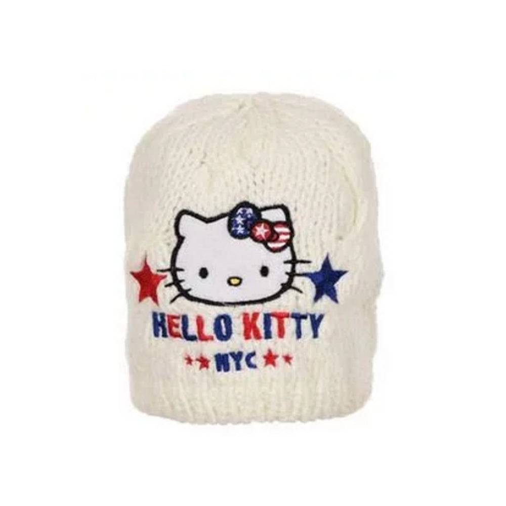 Lau Fashion Hello Kitty Warme Wintermütze Katze Kindermütze Mädchen Strickmütze 52-54cm Sonderangebote