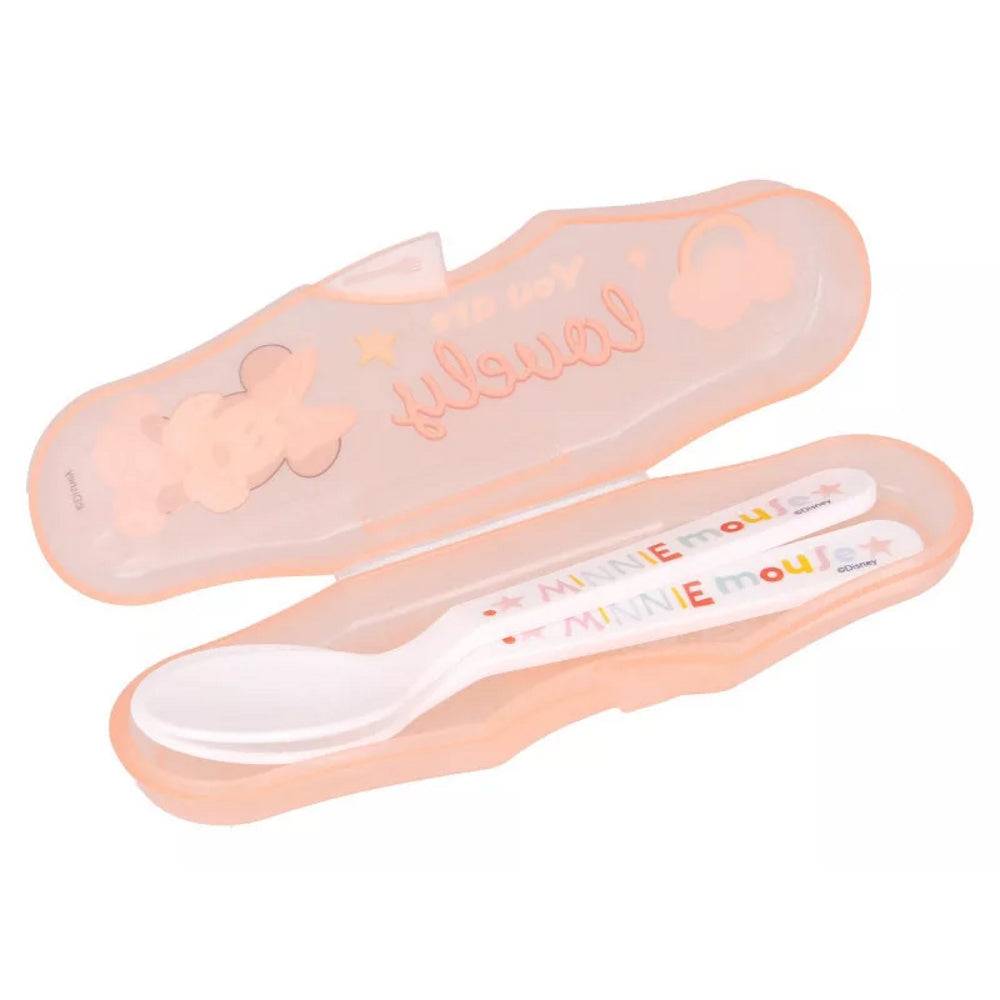 Lau Fashion Disney Reisebesteckset Mickey Maus Baby Esslöffel Set Kindergarten Kids 3Tlg Super Sparpreis