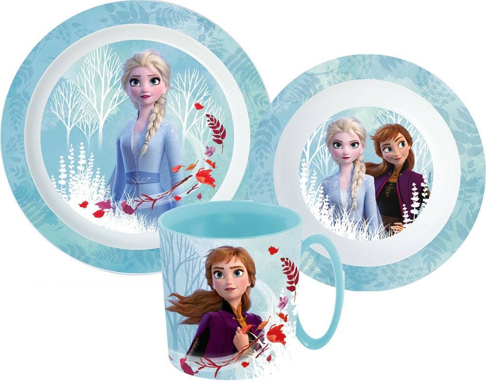Lau Fashion Eiskönigin Frozen Geschirrset Besteck Set Frühstücks Kinder Disney Cartoon Kindergarten Bis zu 60% Rabatt