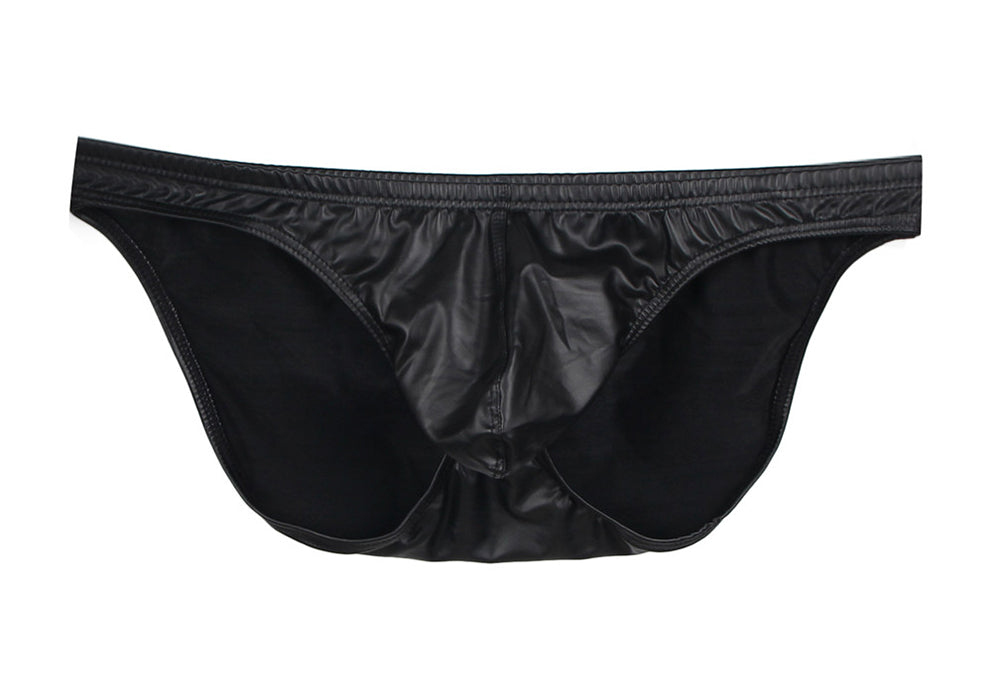 Lau Fashion Lack Leder Slip Herren Wetlook Boxershorts Männer Unterwäsche M/L/XL Große Rabatte