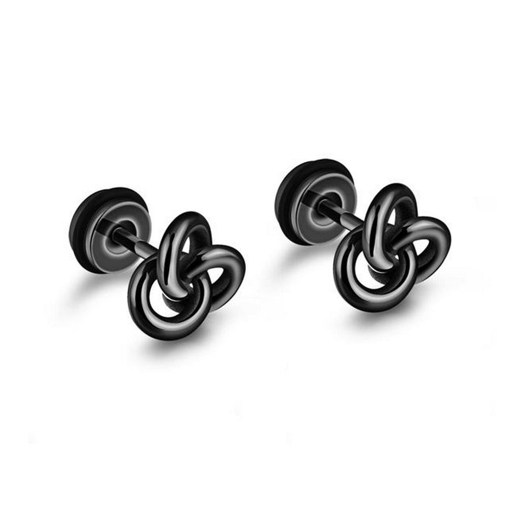 Lau Fashion 1 Paar Fashion Fake Plug Unisex # Schwarz Ohrringe Tragus Ohrstecker Online Outlet