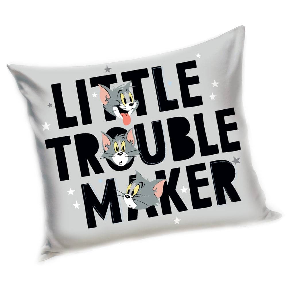 Lau Fashion Tom & Jerry Bettwäsche Set Katze Maus Baumwolle Wendebettwäsche Grau 140×200cm Kostenlose Rückgabe