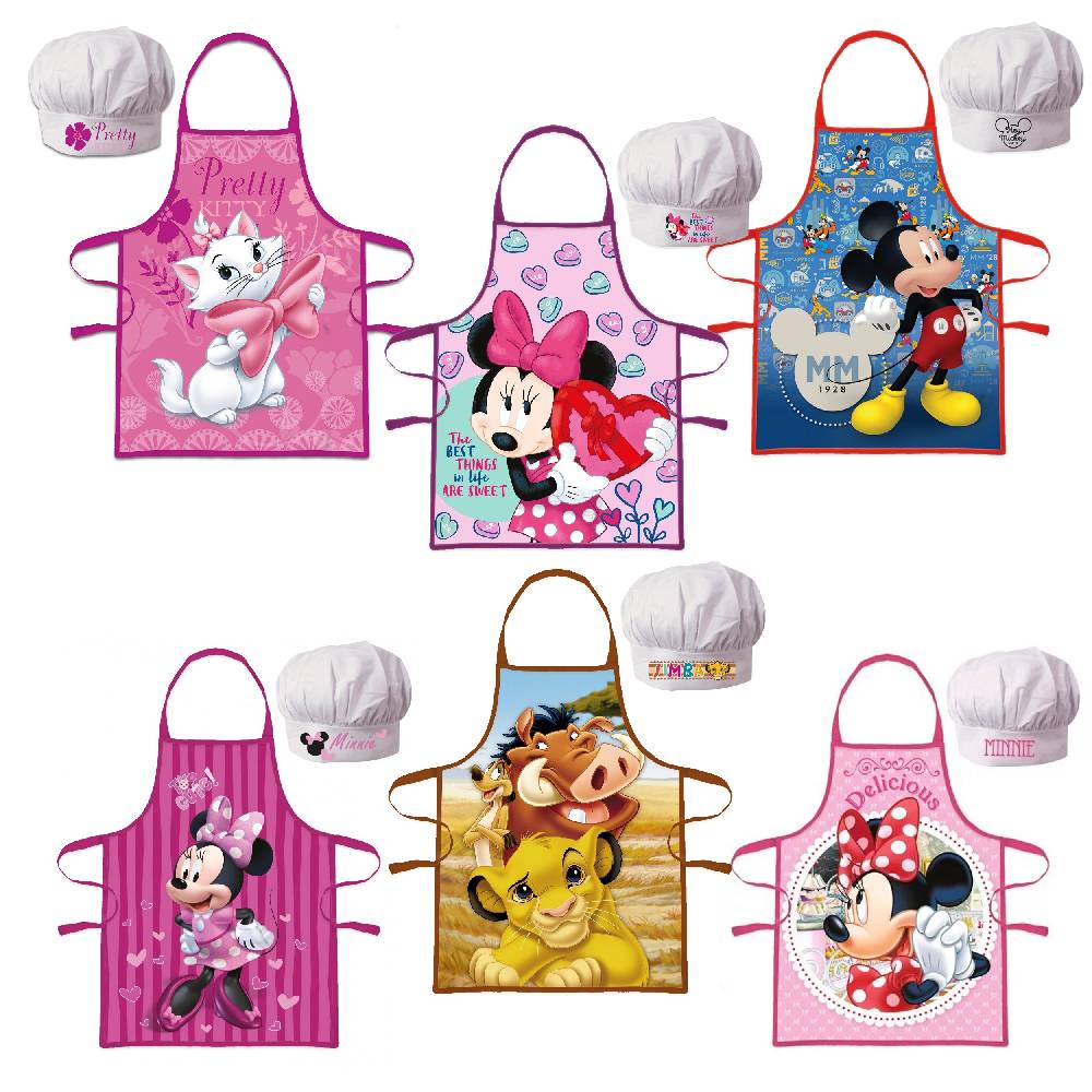 Lau Fashion Disney Kochschürze Kinder Mädchen Jungen Kindergarten Schule Kochset Riesige Rabatte