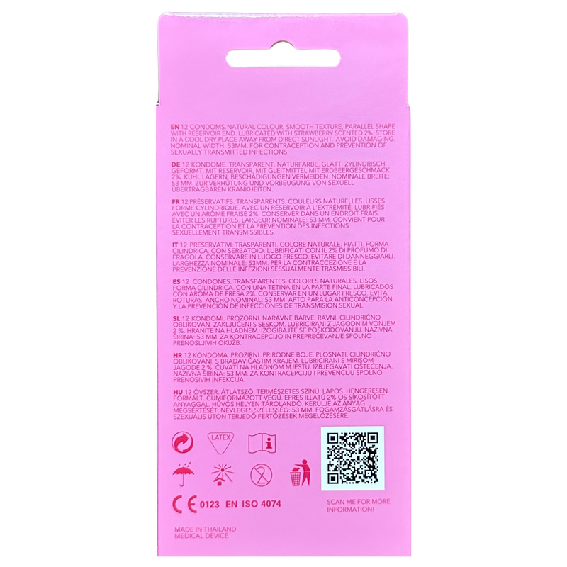 Loovara KONDOM STRAWBERRY 53MM Große Rabatte