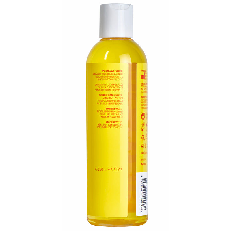 Loovara WARM UP?! WÄRMENDES MASSAGEÖL (250ml / 1000ml) Sonderangebot der Fabrik