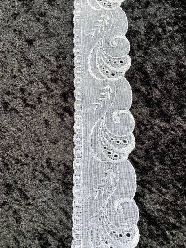 Plauener Spitze Swing 6cm/ weiss Wochenangebot