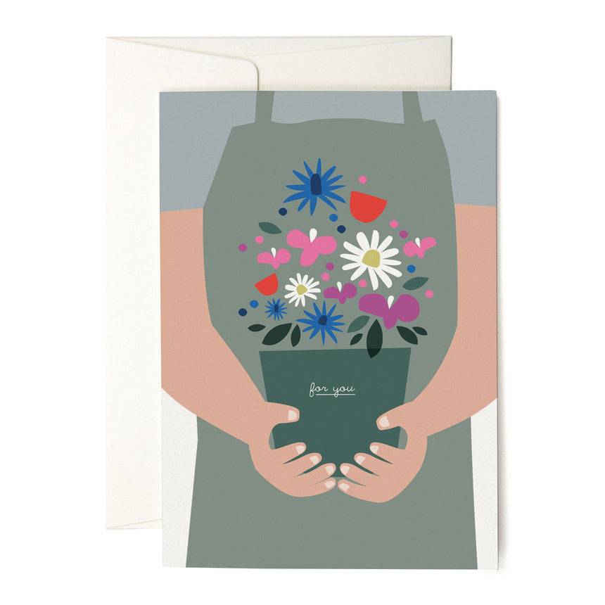 Pleased To Meet Flower Pot Grusskarte Sonderangebote
