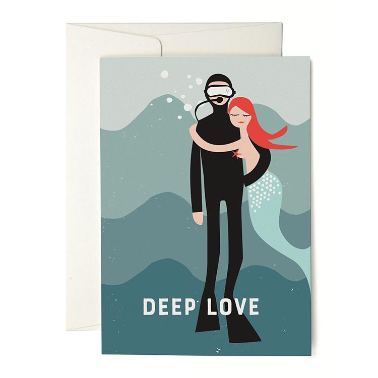 Pleased To Meet Deep Love Grusskarte