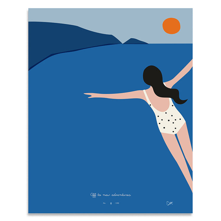 Pleased To Meet Cliff Diving, Druck, ltd. 200