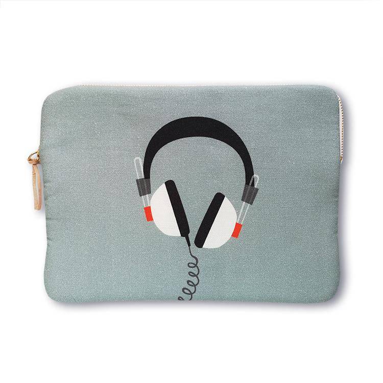 Pleased To Meet Headset, 10" ipad Sleeve
