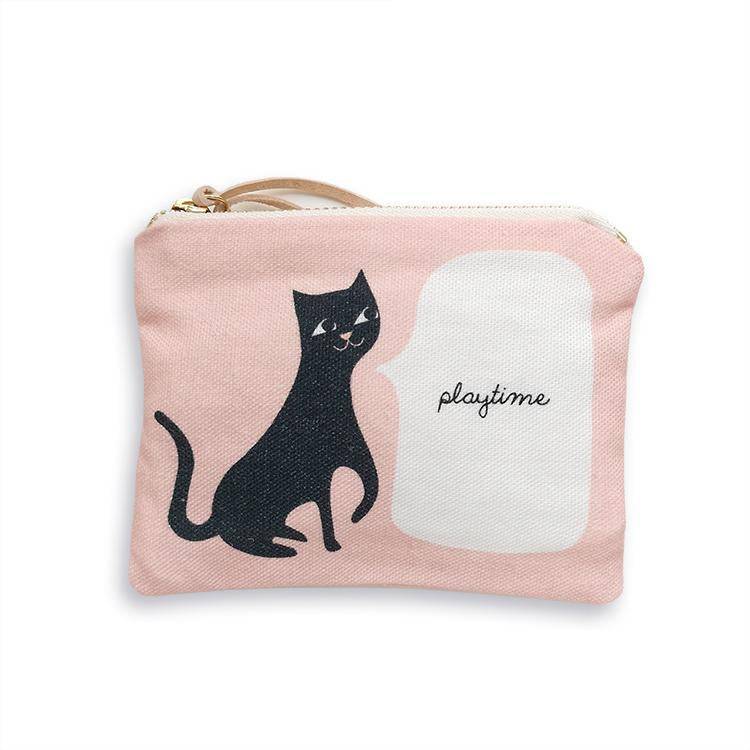 Pleased To Meet Black Cat Purse