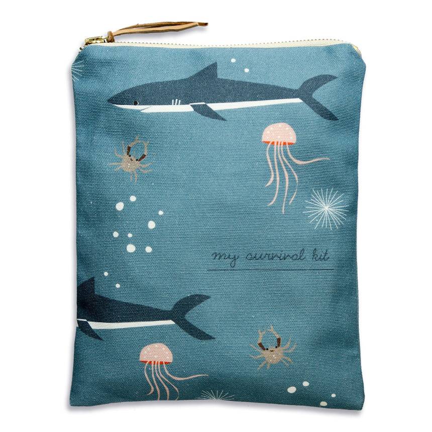Pleased To Meet Sharks Pouch