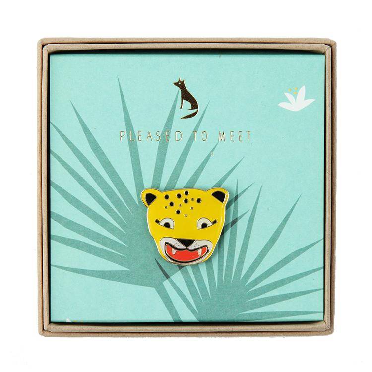 Pleased To Meet Leopard Pin