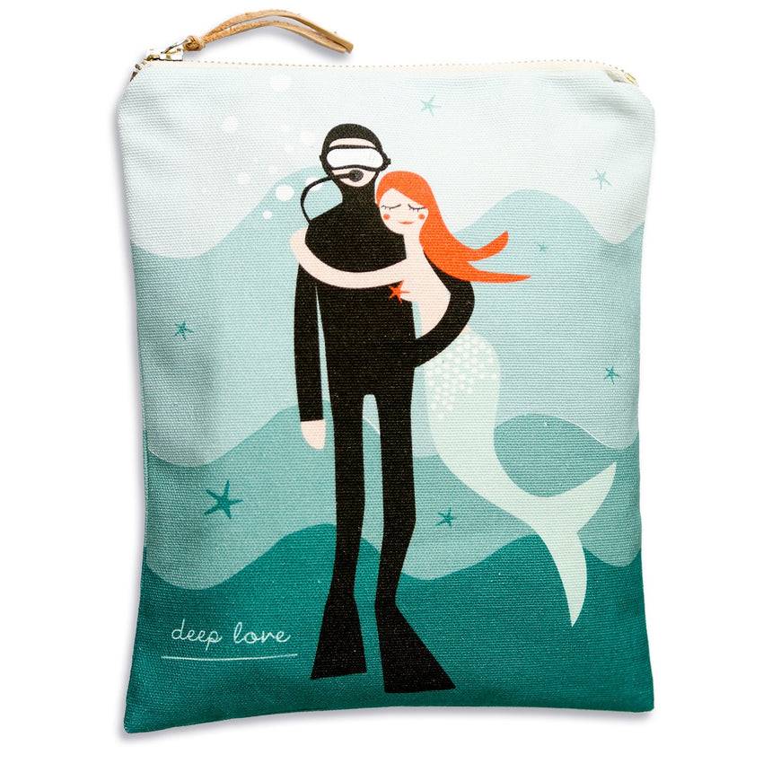 Pleased To Meet Mermaid + Diver Pouch
