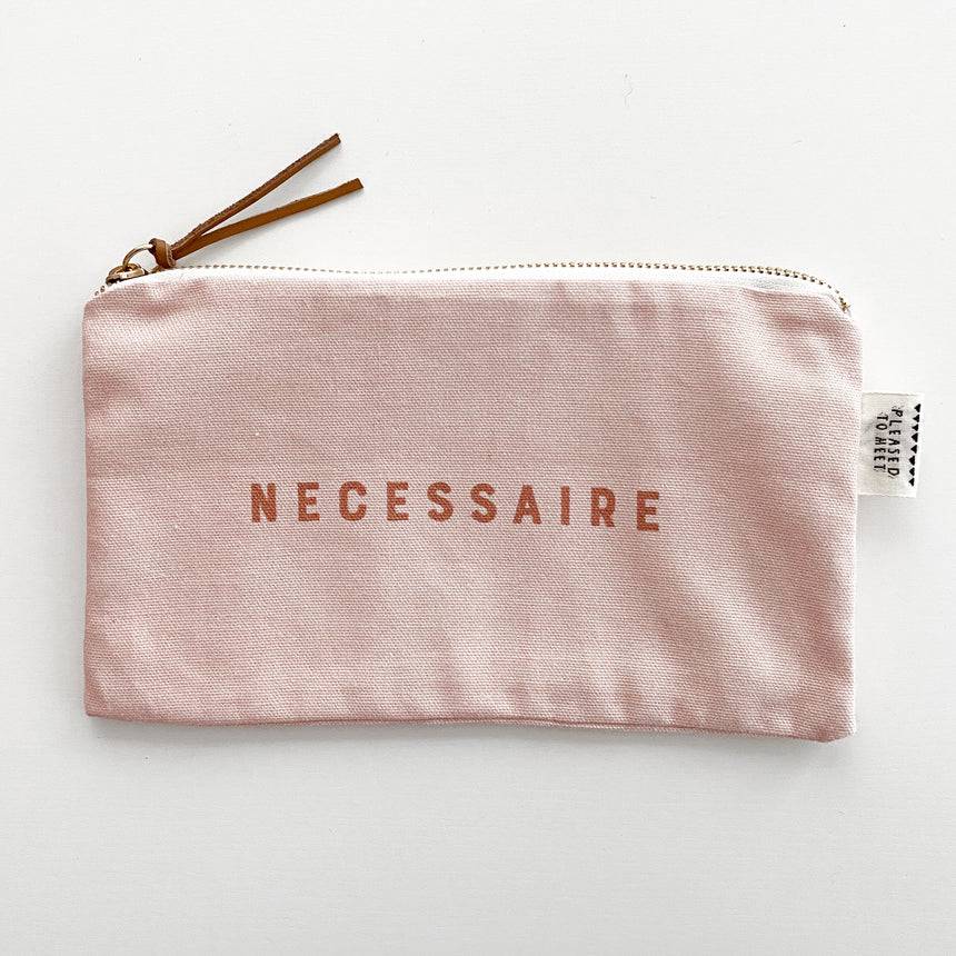 Pleased To Meet COLOURS Necessaire Large Purse, pink