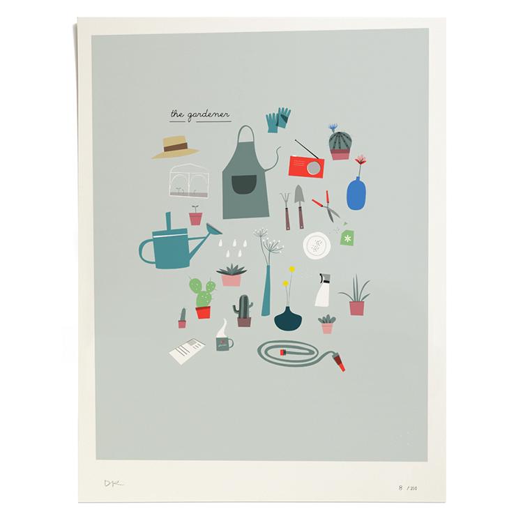 Pleased To Meet The Gardener, Druck, ltd. 250 Outlet