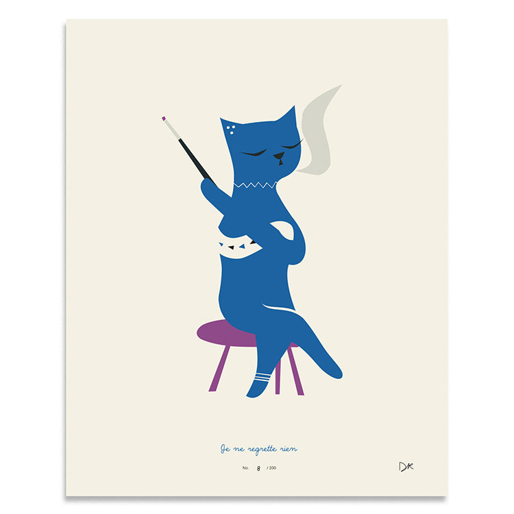 Pleased To Meet Blue Cat, Druck, ltd. 200 Meist gekauft