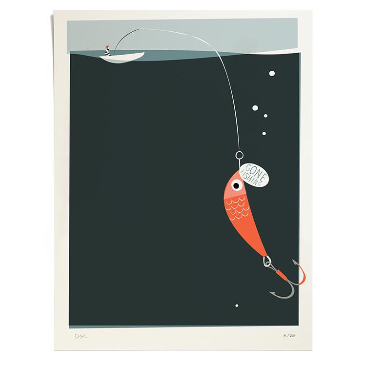 Pleased To Meet Gone Fishing, Druck, ltd. 250