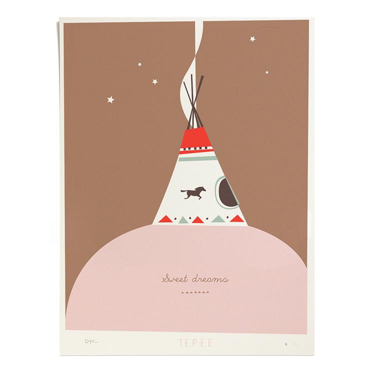 Pleased To Meet Tepee, Druck, ltd. 250 Sonderangebot