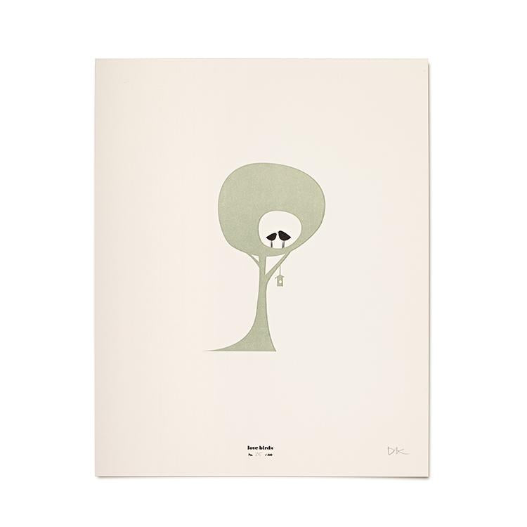 Pleased To Meet Love Birds, Letterpress Druck, ltd. 200 Versandkostenfrei