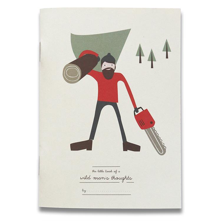 Pleased To Meet Wild Man's Thoughts Notizheft A6, liniert