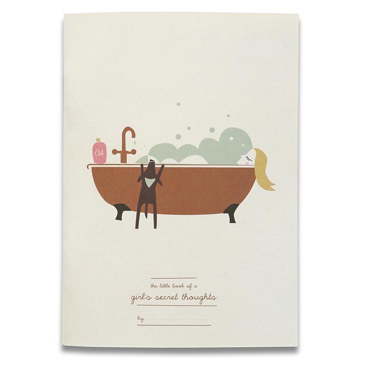 Pleased To Meet A Girl's Secret Thoughts Notizheft A6, liniert