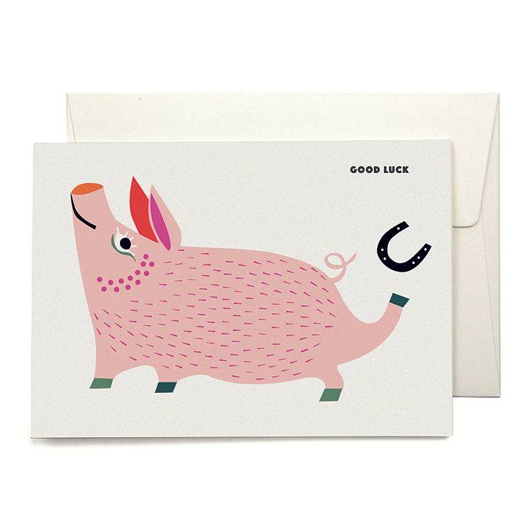 Pleased To Meet VIVA Pig Grusskarte Blitzangebot