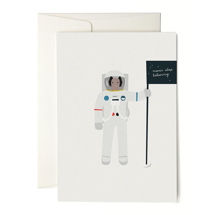 Pleased To Meet Astronaut Grusskarte Räumungsverkauf