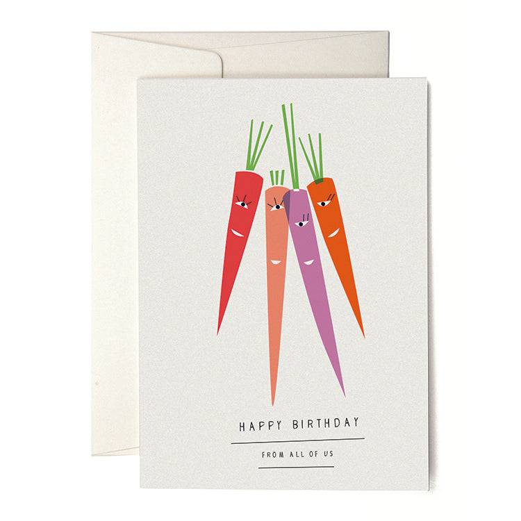 Pleased To Meet Carrots Grusskarte