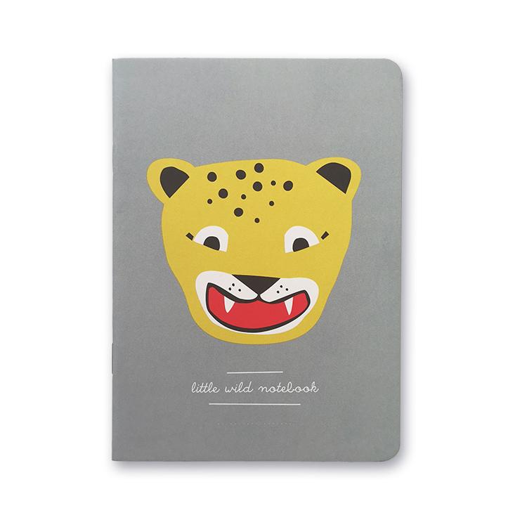 Pleased To Meet Leopard Notizheft A6, blanko