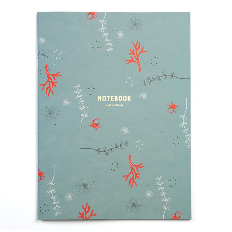 Pleased To Meet Waterflowers Notizheft 21x28cm, liniert
