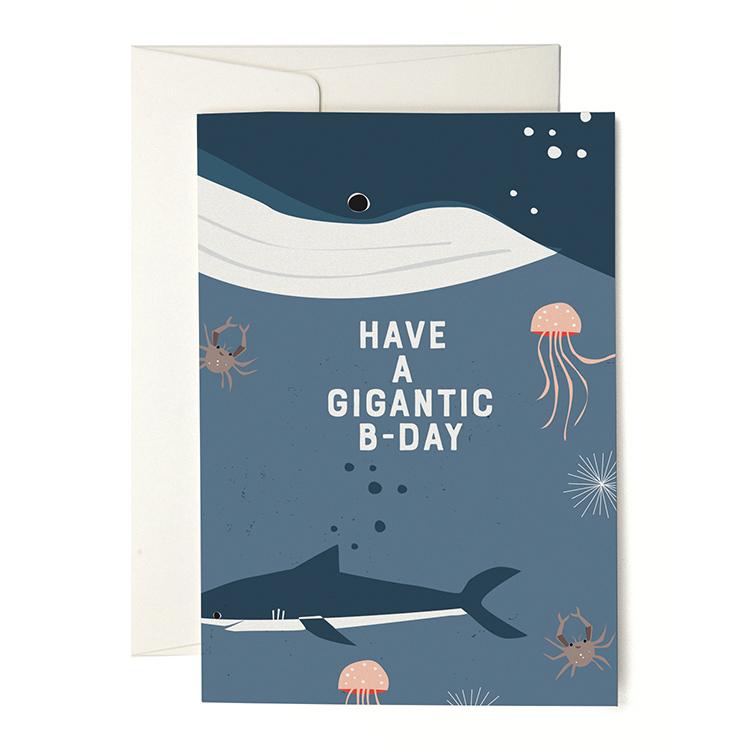 Pleased To Meet Gigantic B-Day Grusskarte Bestseller