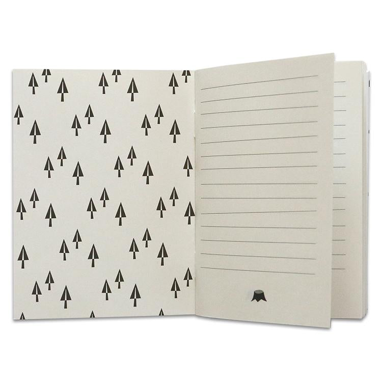 Pleased To Meet Wild Man's Thoughts Notizheft A6, liniert Neueste Stile