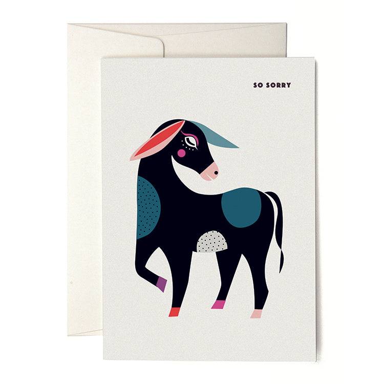 Pleased To Meet VIVA Donkey Grusskarte Sonderangebot der Fabrik