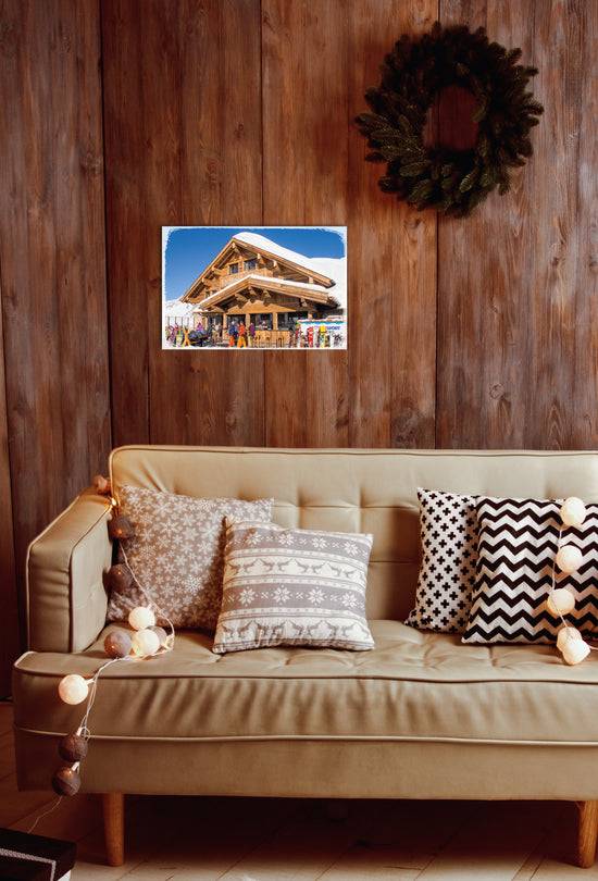 Queen Kerosin Blechschild - Ski Resort Sonderangebot