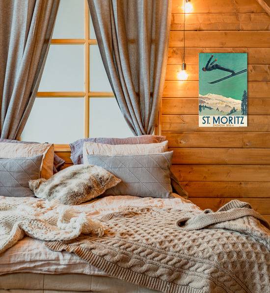Queen Kerosin Blechschild - St. Moritz Engadin Versandkostenfrei