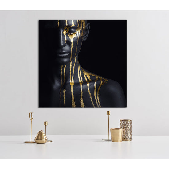 Queen Kerosin Blattgold Bild - Liquid Gold Saisonschlussverkauf