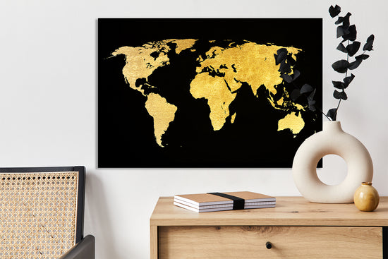 Queen Kerosin Blattgold Bild - World Map Osterangebot