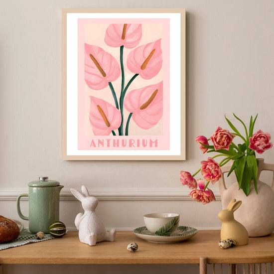 Queen Kerosin Rahmenbild - Anthurium Begrenzt auf 3 Tage