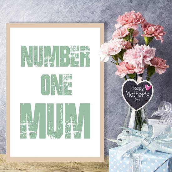 Queen Kerosin Rahmenbild - Number One Mum Angebote