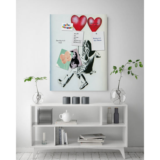 Queen Kerosin Magnetisches Markerboard - Heart balloons Weihnachtsangebot